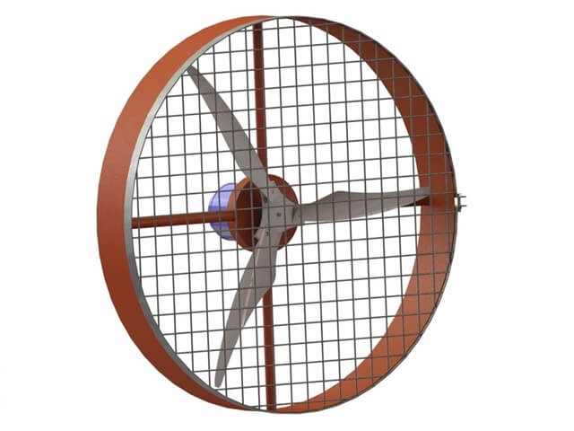 Ventilador Industrial Grande de Parede