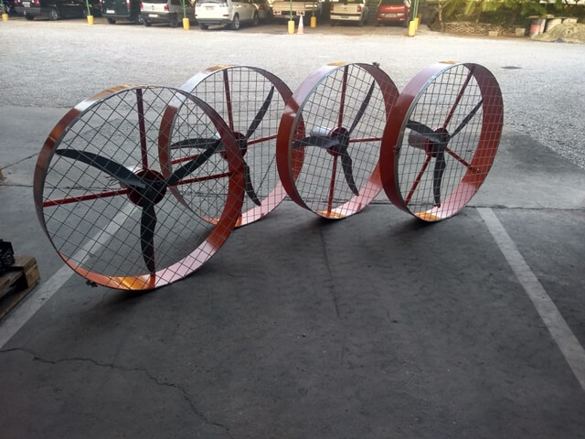 Ventilador Potente 100cm Linha Industrial Agrícola Tufão Ventilador Potente 100cm Linha Industrial Agrícola Tufão